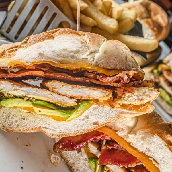 Chicken and bacon sandwich
